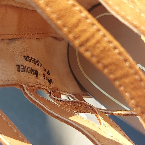 REPORT Gladiator Wedge Sandals/Tie Up/ ZIpper - Picture 6 of 6